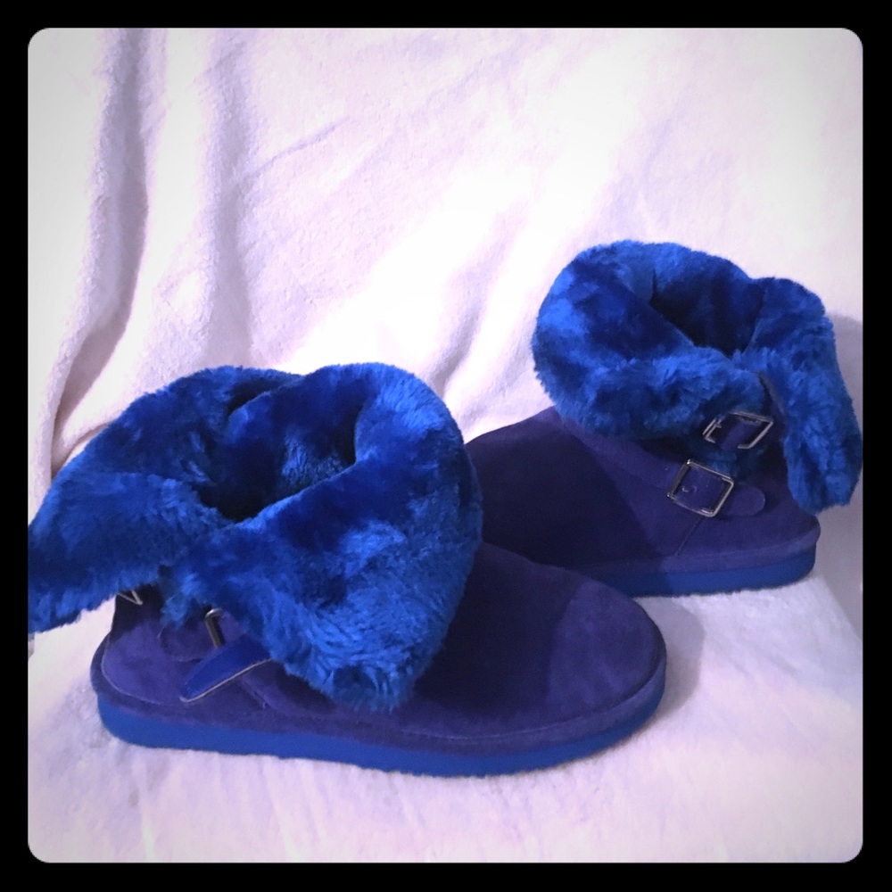 Blue LAMO boots